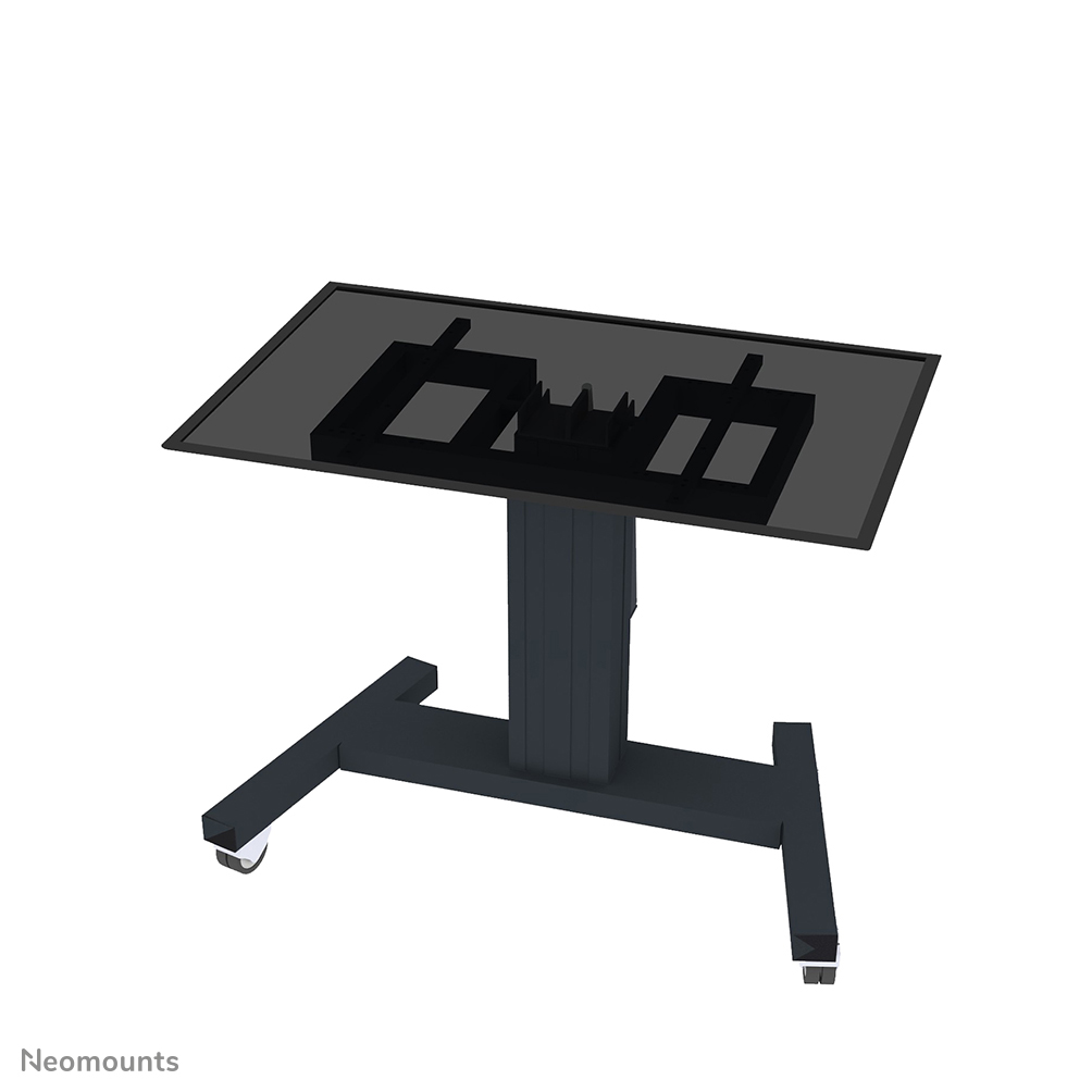 Neomounts PLASMA-M2550TBLACK Carrello TV - 42-85" - max 150 kg - motorizzato alt. 60-88 cm - VESA 400x200-800x600 - funzione inclinazione tavolo - nero