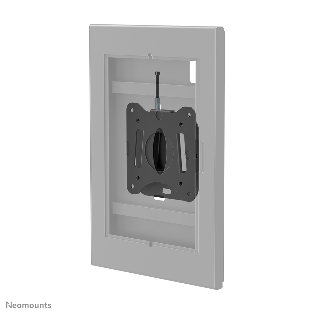 Neomounts WL15-633BL1 Supporto a parete per tablet - Max. 3 kg | 6,6 lbs - fisso - VESA 75x75 - per configurazione modulare con WL15-601/602/603BL1 - Nero