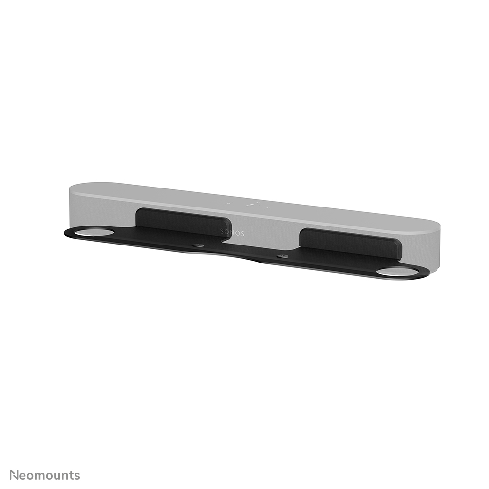 Neomounts WL30-726BL1 Supporto a parete per Sonos Beam - Installazione semplice - Design sottile - nero