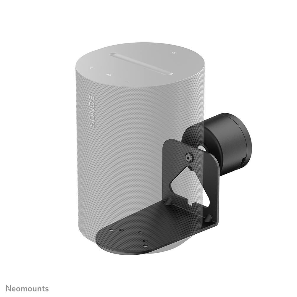 Neomounts WL35-722BL1 Supporto a parete per Sonos ERA 100 & 300 - Design minimalista - Omnidirezionale fino a 30° - Possibilità di montaggio capovolto - nero e bianco