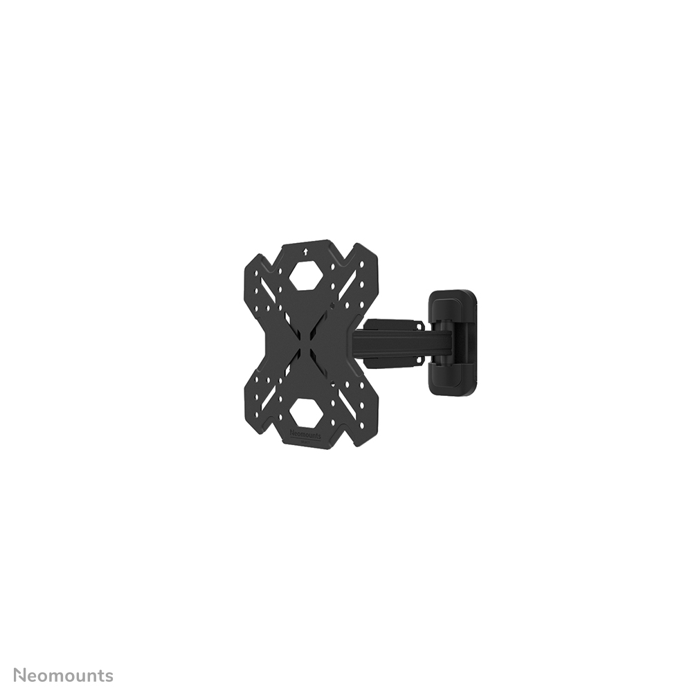 Neomounts LEVEL-850 WL40S-840BL12 Supporto a parete mobilità completa per TV - 32-55" - max 40 kg - VESA 100x100-200x200 - prof. 4,9-45,5 cm - livello regolabile - modello Rapid Install incl. dima di fissaggio - nero