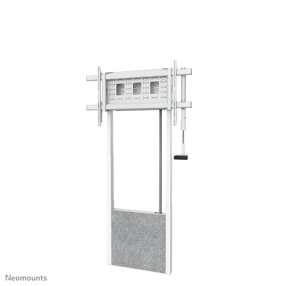 Neomounts MOVE Lift X WL55-885WH1 Supporto da terra a parete - 65-105" - max 120 kg - regolazione elettrica dell'altezza 112-212 cm - 50 mm/sec - VESA 200x200-1000x600 - bloccabile - bianco